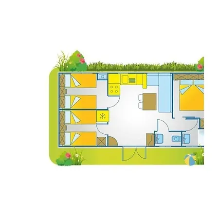1-bedroom Holiday home *